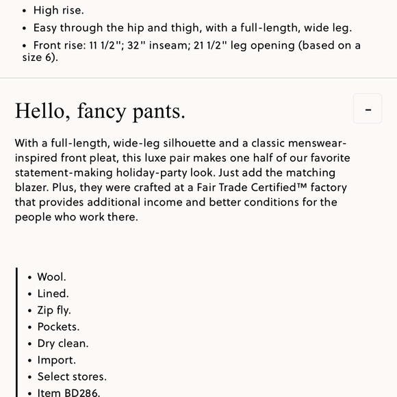 J.Crew Full Length Wide Leg Tuxedo Pant in Italian Wool for Women - Picture 13 of 13